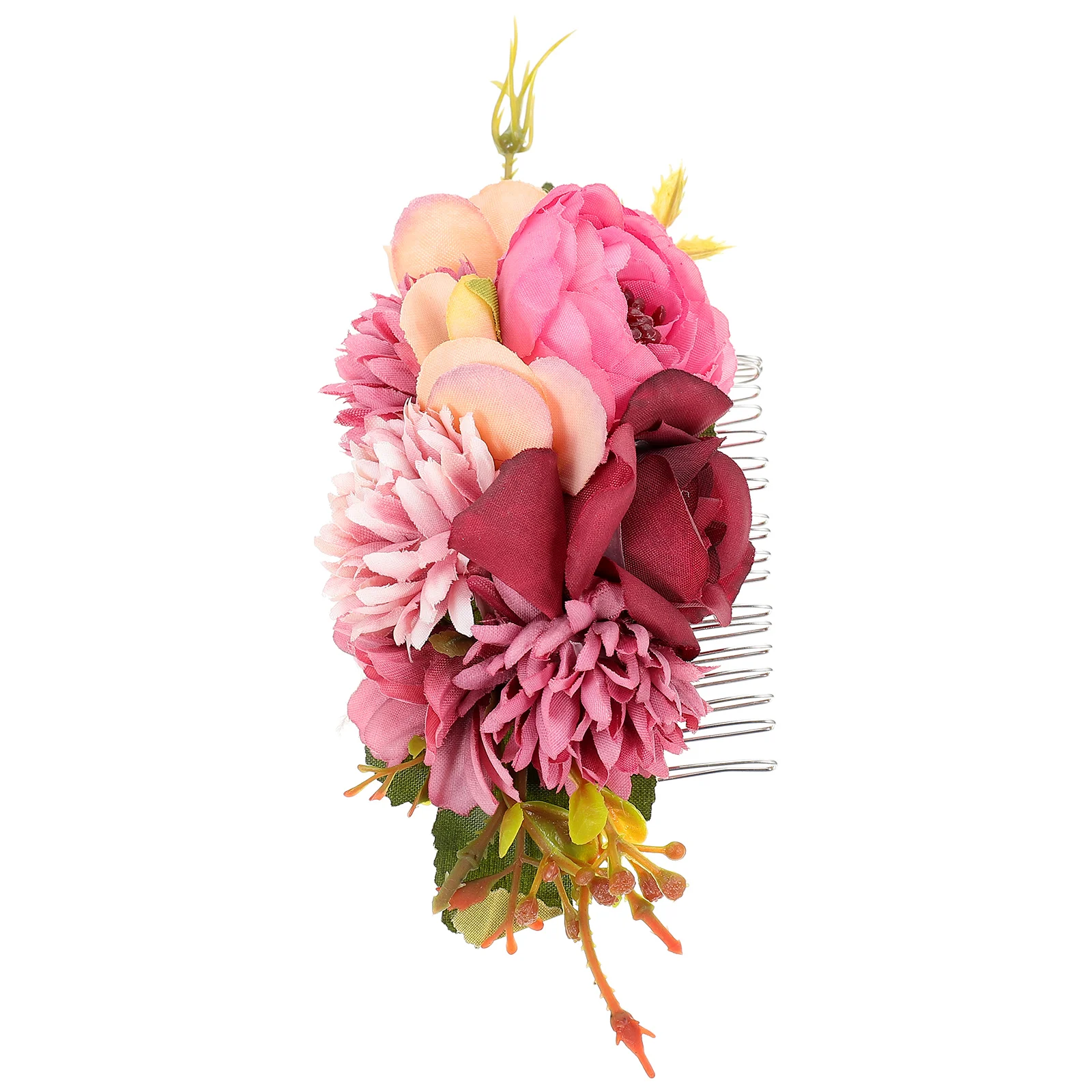 

Flower Design Headdress Comb for Bridal Bridal Hair Comb Wedding Accessories ElegantBrides Floral Hair Headpiece Prom