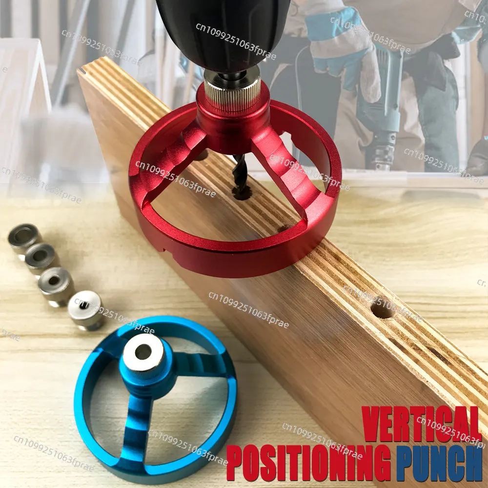 New woodworking three-in-one punching hole opener log tenon vertical drilling device furniture woodworking