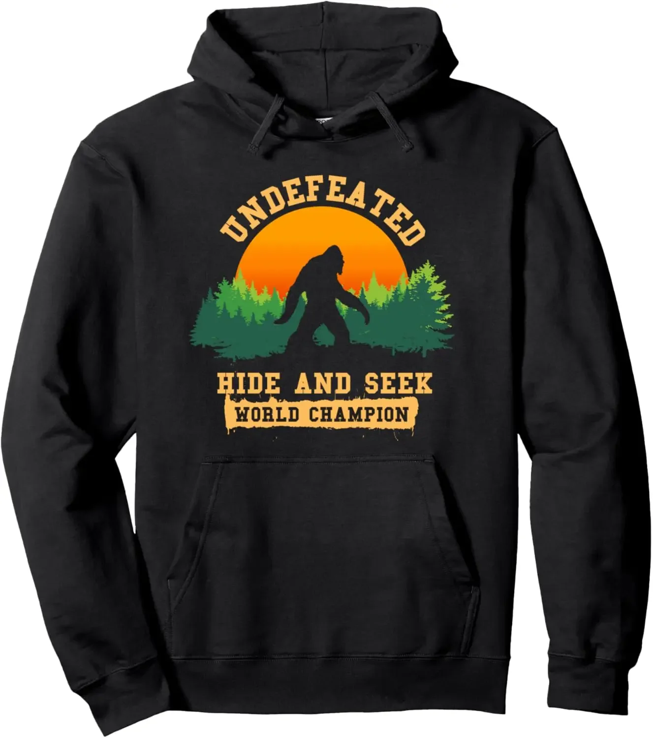 Bigfoot hoodie Undefeated Hide & Seek champion t shirt Pullover Hoodie