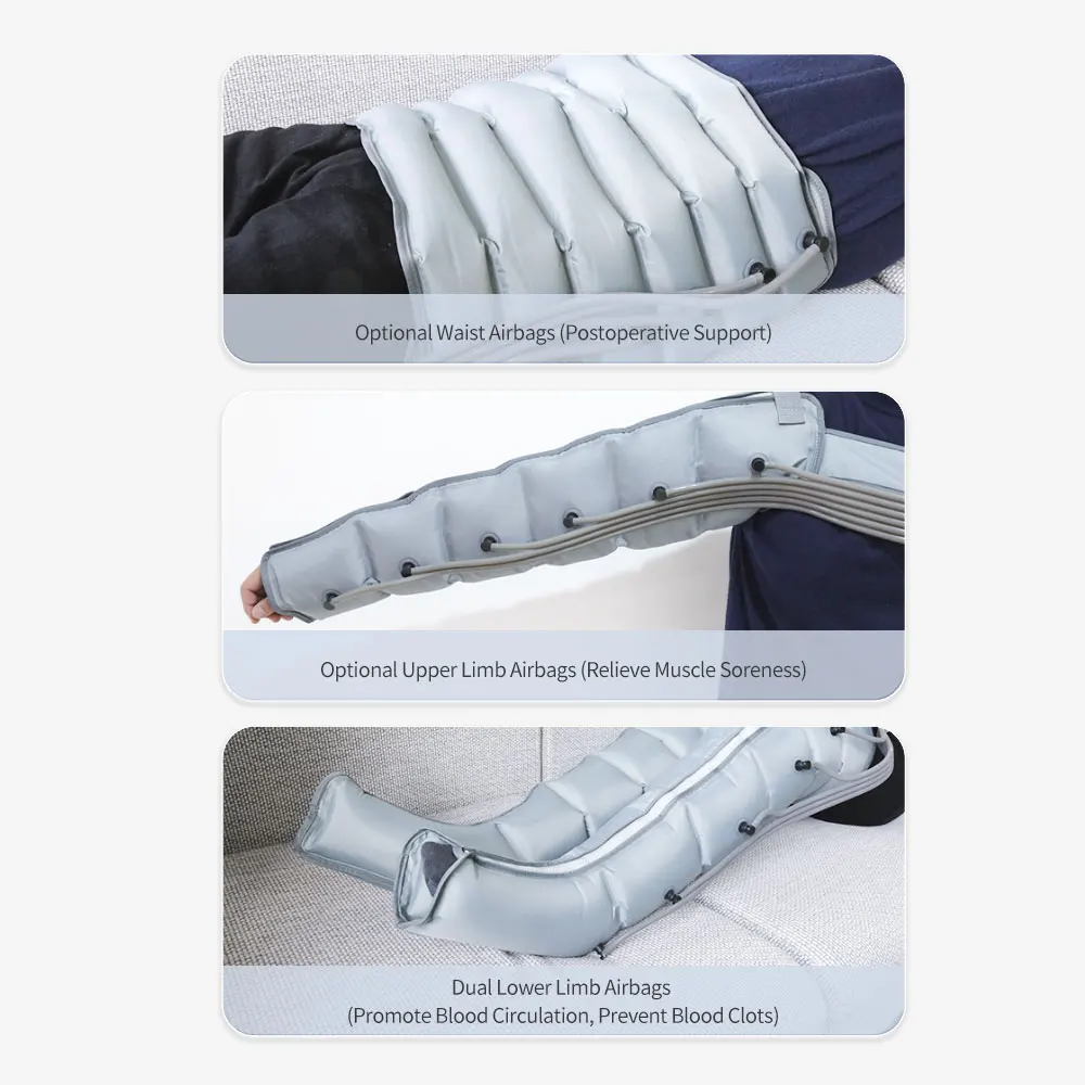 STLFCONTEC AP200 Dvt آلة المضخة العلاج بالضغط ضغط الانتعاش الأحذية الساق القدم ضغط مدلك #3