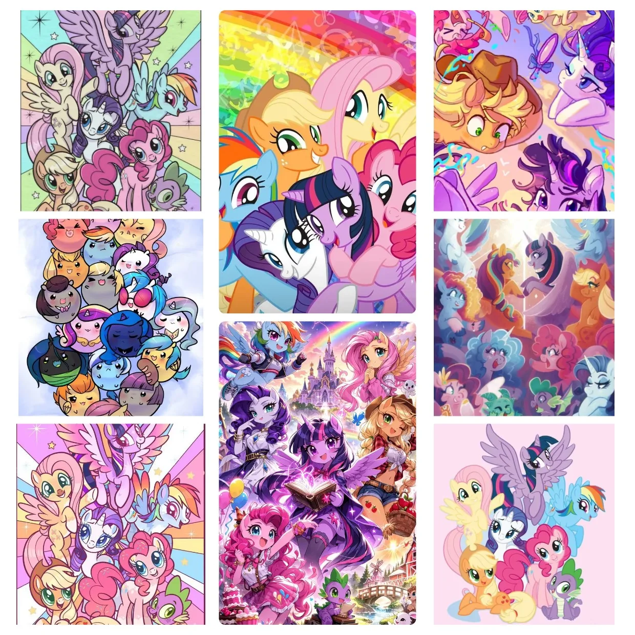 Unicorn My Little Pony Anime Character Jigsaw Puzzles 500/1000/1200/2000PCS Handmade Art Exquisite Home Decor Gift No Frame