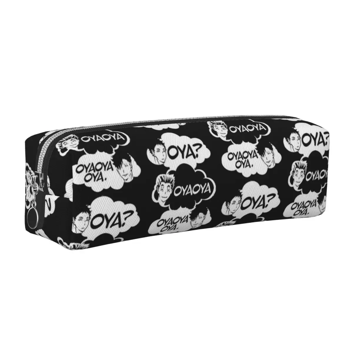 مقلمة Oya Haikyuu Kuroo Anime Pencilcases صندوق القلم للفتيات والأولاد حقيبة تخزين كبيرة اللوازم المدرسية والهدايا والقرطاسية