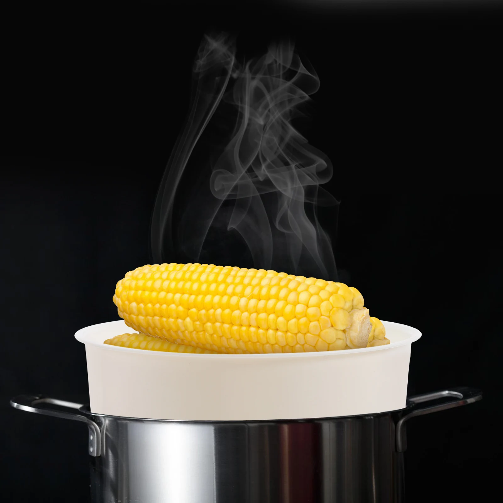 

2pcs Premium Plastic Steamer Baskets Kitchen Food Household Cooking Steamers Thickened Multi-Functional Steamers For