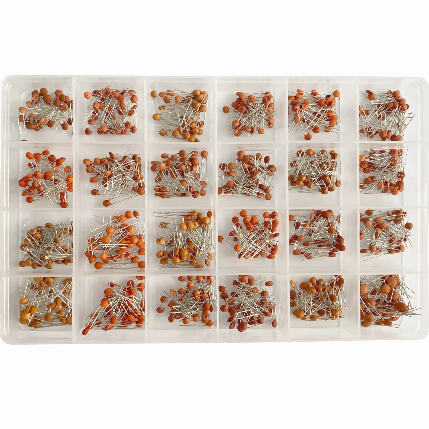 1Box 960CS=24Values*40pcs Ceramic Capacitor Kit  222 332 472 682 223 473 683 103 104 101 221 331 471 68 102 22PF NF 2PF To 100NF