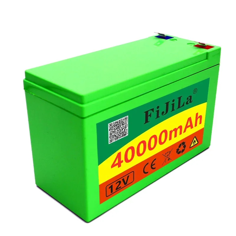 12V 40Ah 18650 lithium battery pack 3S6P built-in high current 20A BMS for sprayers, electric vehicle batterie+12.6v 3A charger