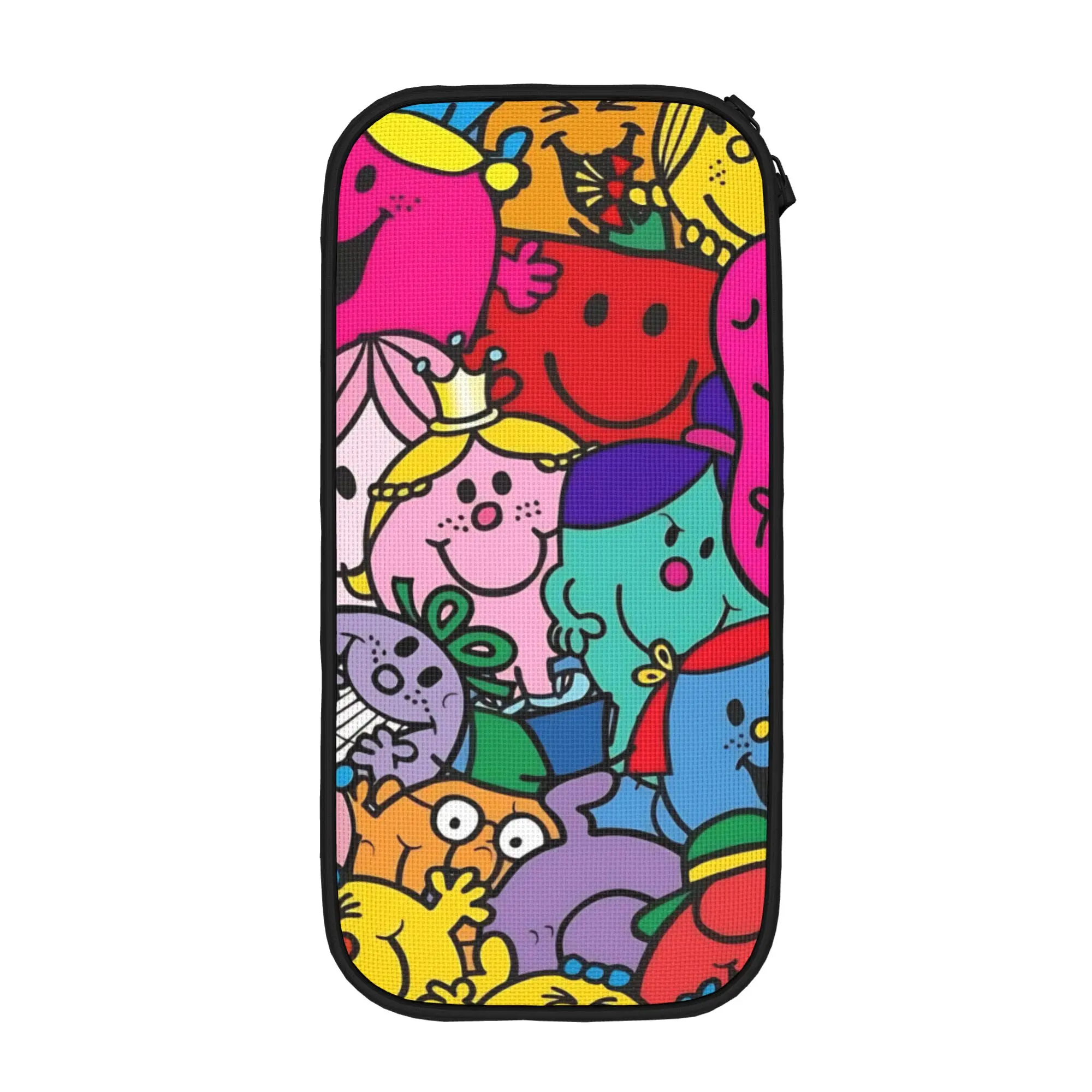 

Креативный пенал-косметичка Mr. Men Little Miss с мультяшным дизайном, большая сумка для хранения канцелярских принадлежностей для школьников, на молнии