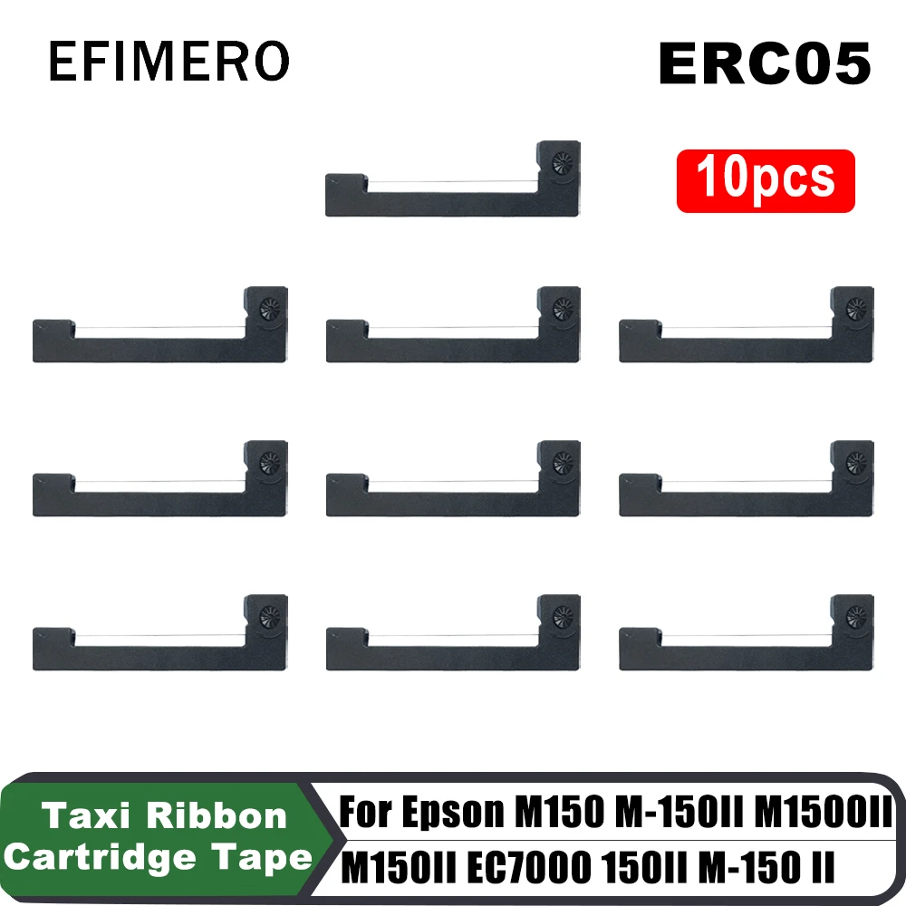 10x Erc05 Erc-05 Taxi fita cartucho fita para Epson M150 M-150Ii M1500Ii M150Ii Ec7000 150Ii M-150 Ii para Sharp El7000 El7001