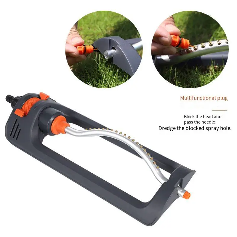 19 Holes Wide Range Of Automatic Swing Sprinklers Lawn Site Maintenance Watering Swing Rotating Sprinkler Gardening Supplies