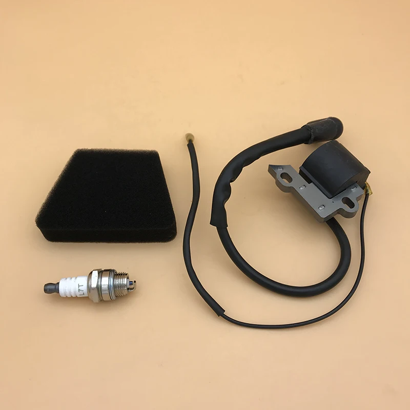 

HUNDURE Ignition Coil Module Spark Plug Kit for Partner 350 351 Mcculloch Mac 335 435 440 Gasoline Chainsaw Spare Parts