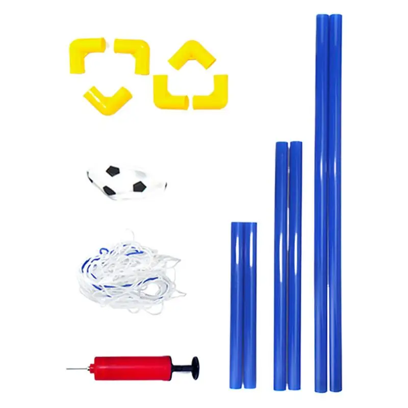 Kids Soccer Ball Goal Folding Mini Football Soccer Ball PVC Removable Goal Post Net Set High-strength Kids Indoor Outdoor