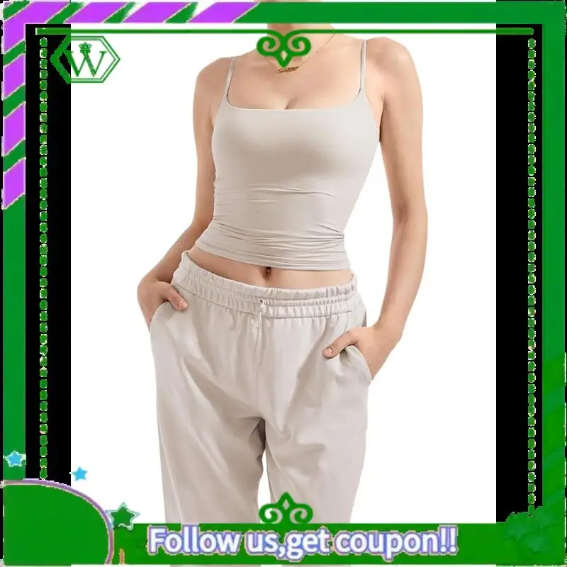 

A18P-Women Square Neck Tank Top Summer Y2K Going Out Basic Shirt