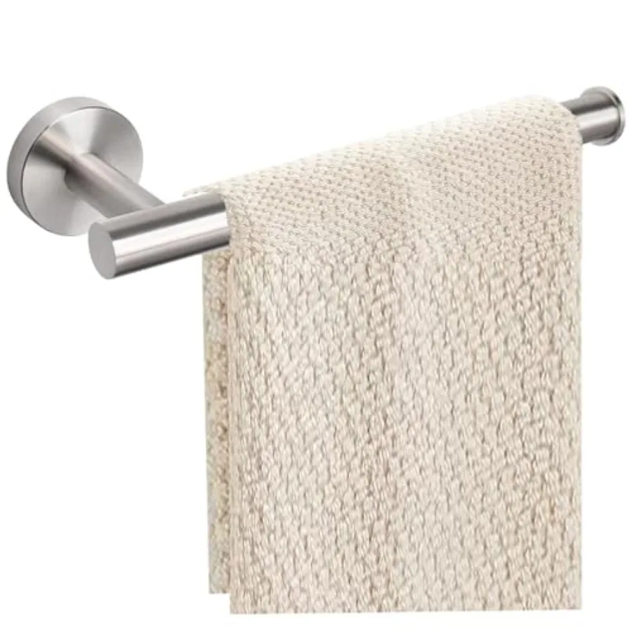 

Hand Towel Holder - 9" Modern Design Towel Ring, Thicken SUS 304 Stainless Steel Towel Holder for Bathroom Wall, Contemporary H