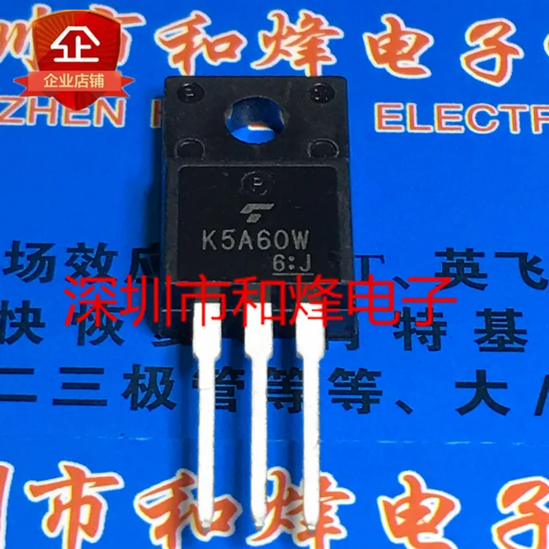 K5A60W TK5A60W New import spot TO-220F 600V 5.4A Integrated power management IC chip to220
