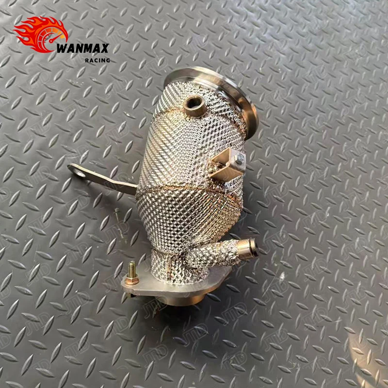 High Performance Stainless Steel Finish Downpipe for 2022 for  Yaris Increases Power & Sound in Stock