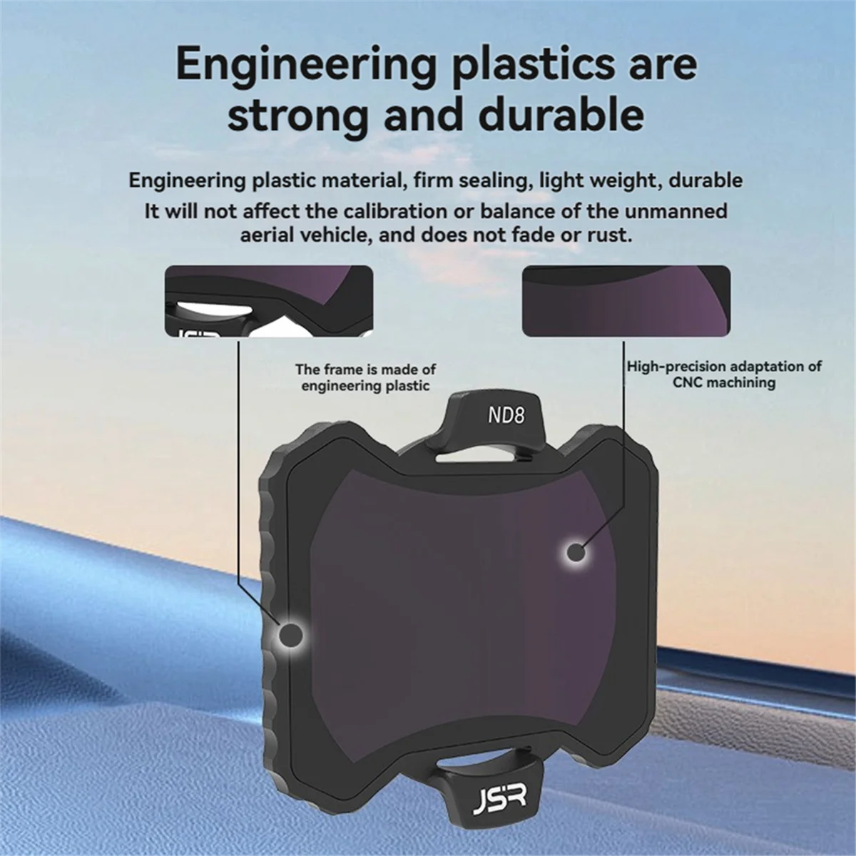 

Filter Set for O4 Air Unit Pro UV CPL ND Filter Kit Camera Protection Lens Filter for O4 Air Unit Pro/Avata2