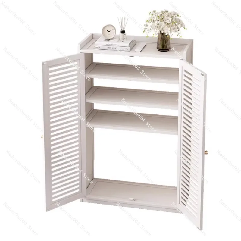 

‌No-Drill WiFi Organizer Cabinet Wall-Mounted Router Shelf with Cable Holes & Sleek Cover for Dustproof Modem Set-top Box