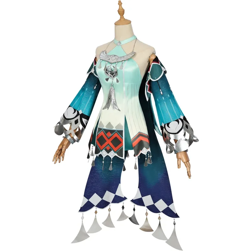 MN1 Lan Yan Cosplay juego disfraz peluca Anime uniforme fiesta de Halloween ropa de juego de rol 8/yG