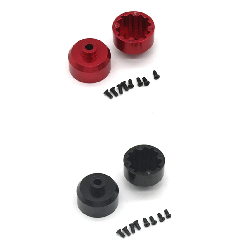 T84C-2Pcs Metal Differential Housing Diff Case EA1048 For JLB Racing CHEETAH 11101 21101 J3 Speed 1/10 RC Car Upgrade Parts