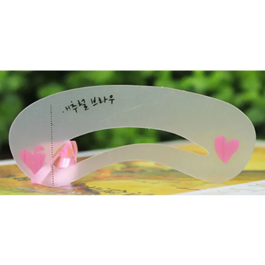 3 pezzi Maquiagens Eye Brow Classe Guida al disegno Stencil per sopracciglia Modello di carta Assistente Strumento per il trucco della cura degli occhi