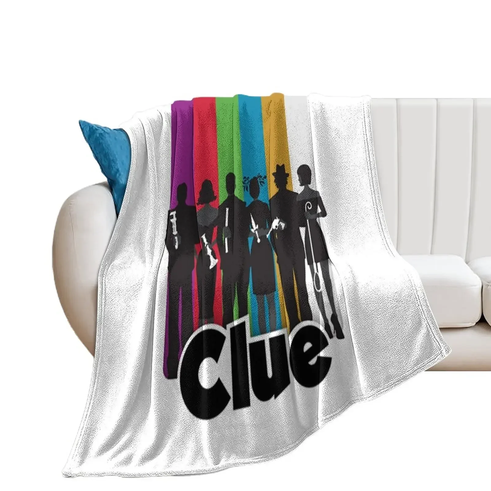 

clue film Throw Blanket Thin Polar Cute Plaid Blankets Sofas Of Decoration Blankets