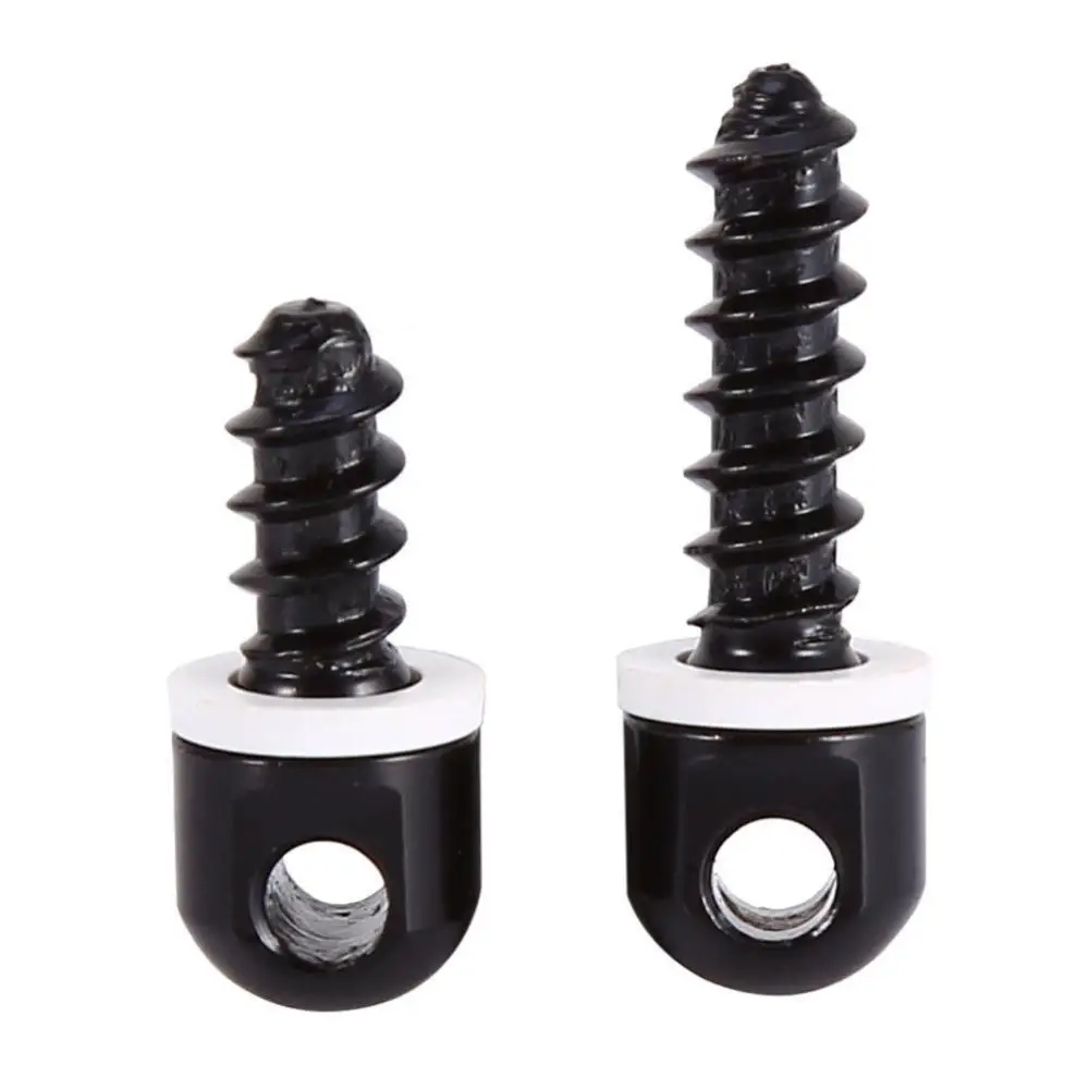 2Pcs Sling Swivel Screws Carbon Steel Sling Mounting Kit Universal Sling Screw Swivel Stud Mount Screws for Rifles Airgun