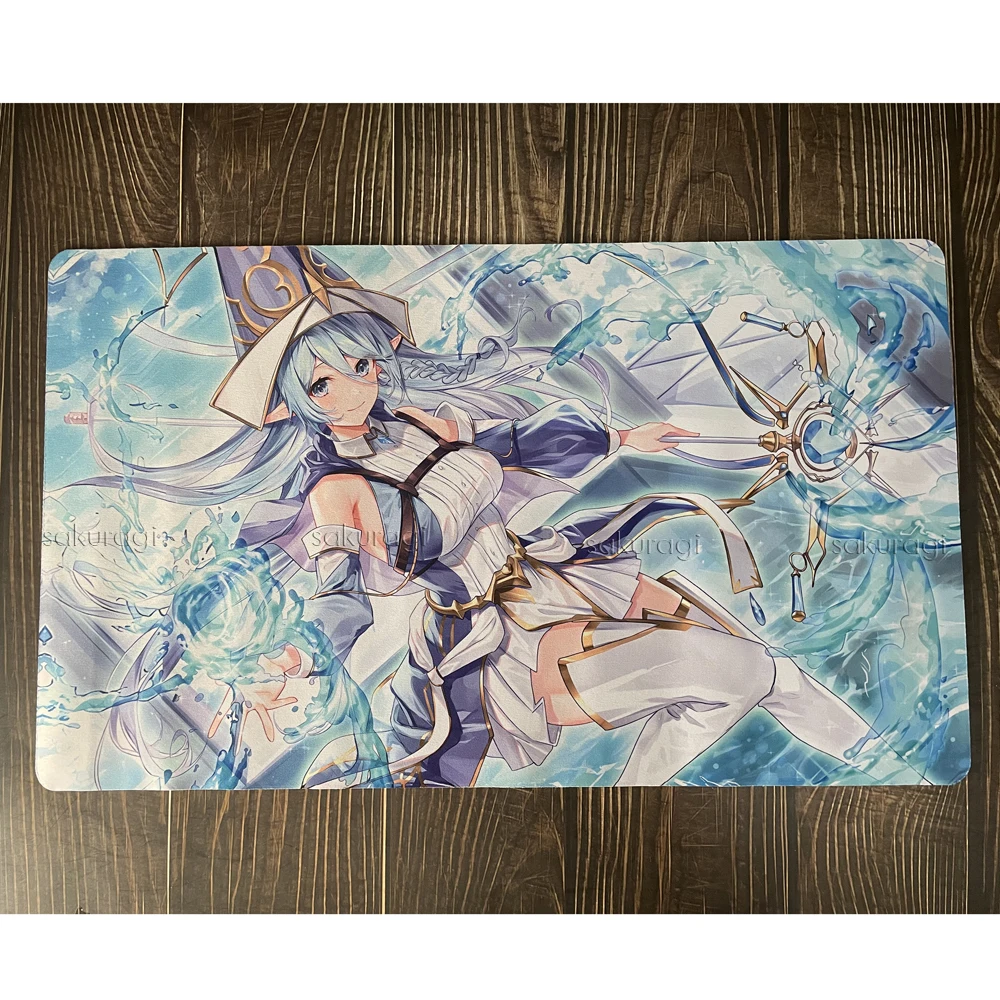 Yu-Gi-Oh Water Enchantress Of The Temple Game Card Pad Playmat YGO Mat KMC TCG Mat-18