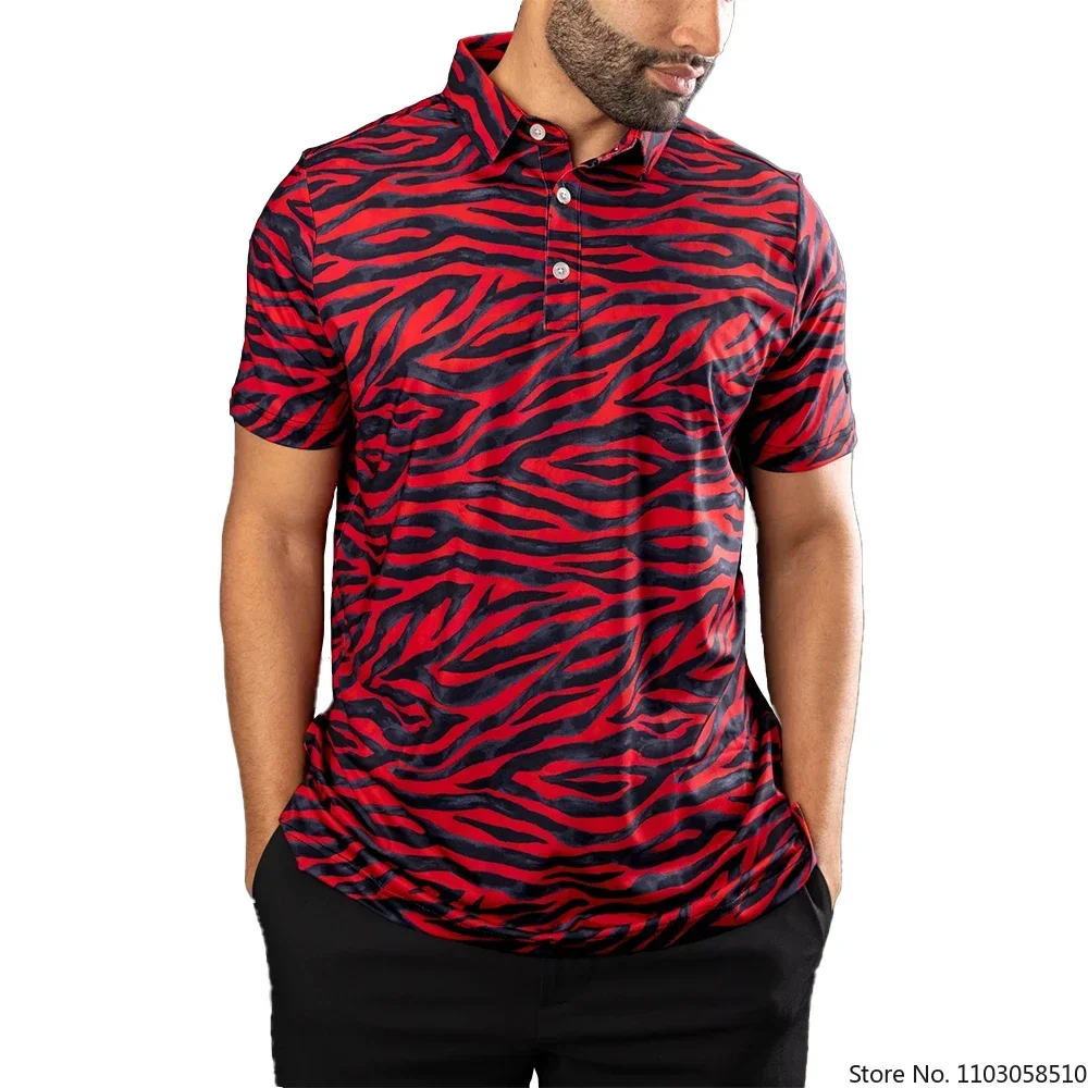 2023 Summer Quick-dry Men's Polo Shirt Young Energetic Casual Fashion Apparel Golf Billiards Bowling Breathable Sportswear