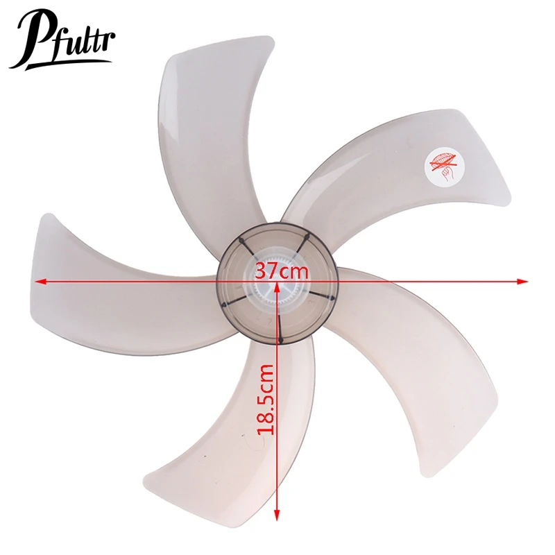 

Hot sale 1PC 16 Inch Household Plastic Fan Blade Five Leaves With Nut Cover For Pedestal Fan