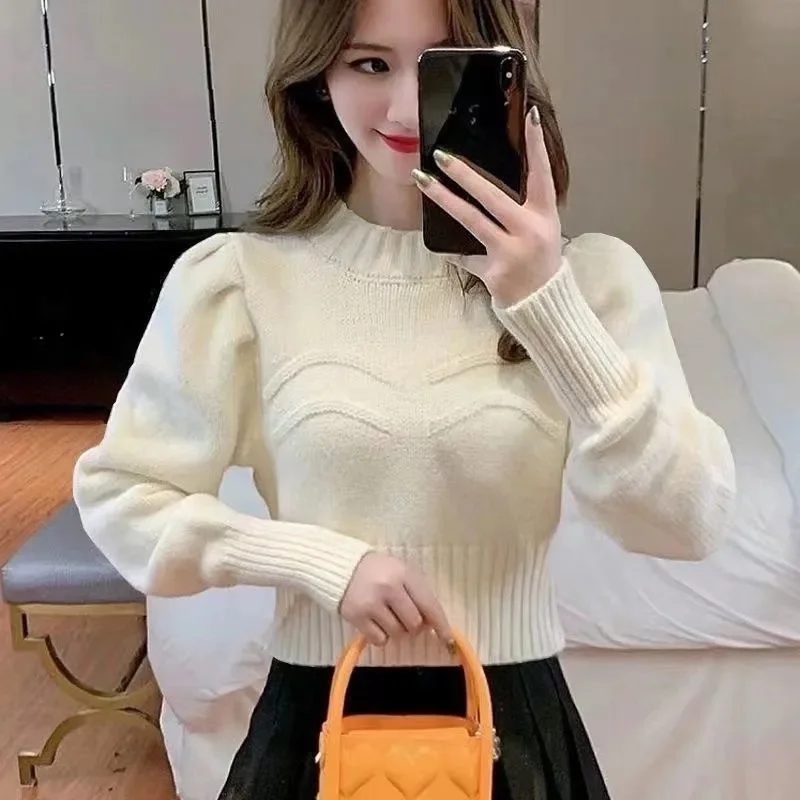 

Women Autumn Winter Turtleneck Sweater Elegant Slim Solid Ribbed Knitted Cashmere Jumpers Female Long Sleeve Pullover Knitwear