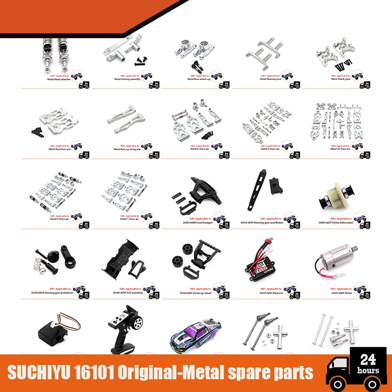 Montaje De Dirección Metal Para SCY 16101,16102,16103,16106, 16201, JJRC Q130 1/16, Piezas Actualización De Coche RC, Accesorios