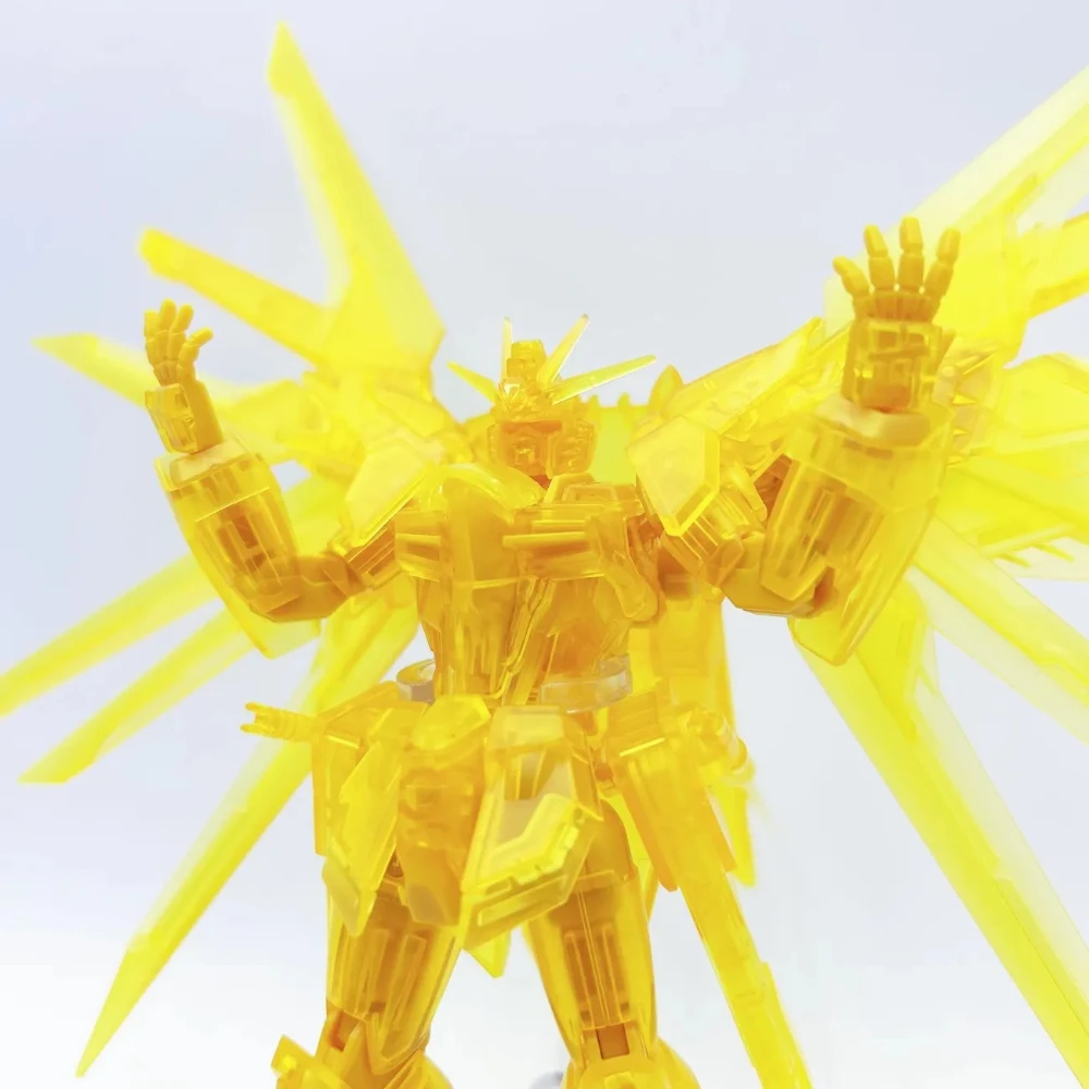 Novo em estoque hg1/144 liberdade de aumento limitado ouro cor esquema montagem modelo kit colecionável personalizado robô brinquedo modelo menino presente