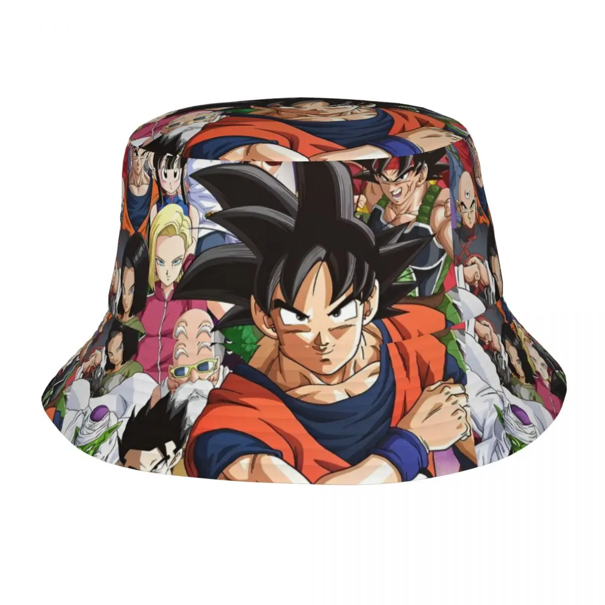 Spring Picnic Headwear Dragon Ball Z Cartoon Accessories Bucket Hat Unique Woman Hot Sun Hats Bob Hat Lightweight Fisherman Caps