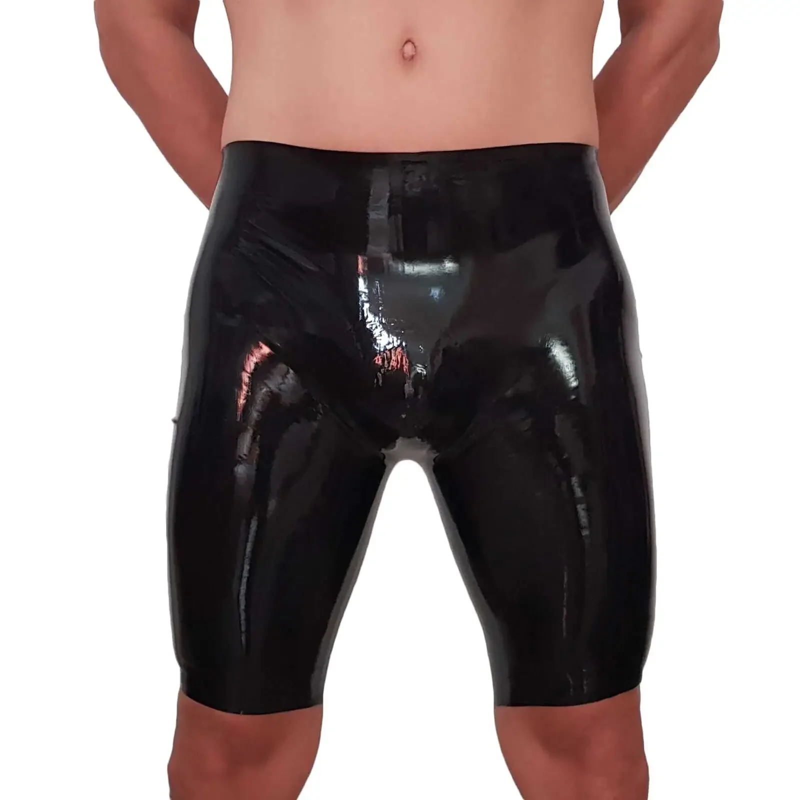 

Brand New Latex Rubber Shorts Short Pants Trousers Black