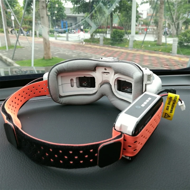 مجموعة وسائد إسفنجية لغطاء الوجه، وسادات إسفنجية ناعمة للنظارات من البولي يوريثان لـ Fatshark FPV 448F