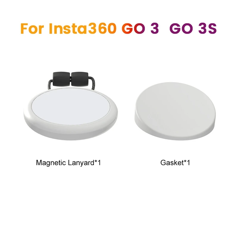 스포츠 카메라용 마그네틱 랜야드 브래킷, 목 랜야드 랜야드, Insta360 GO3/3S