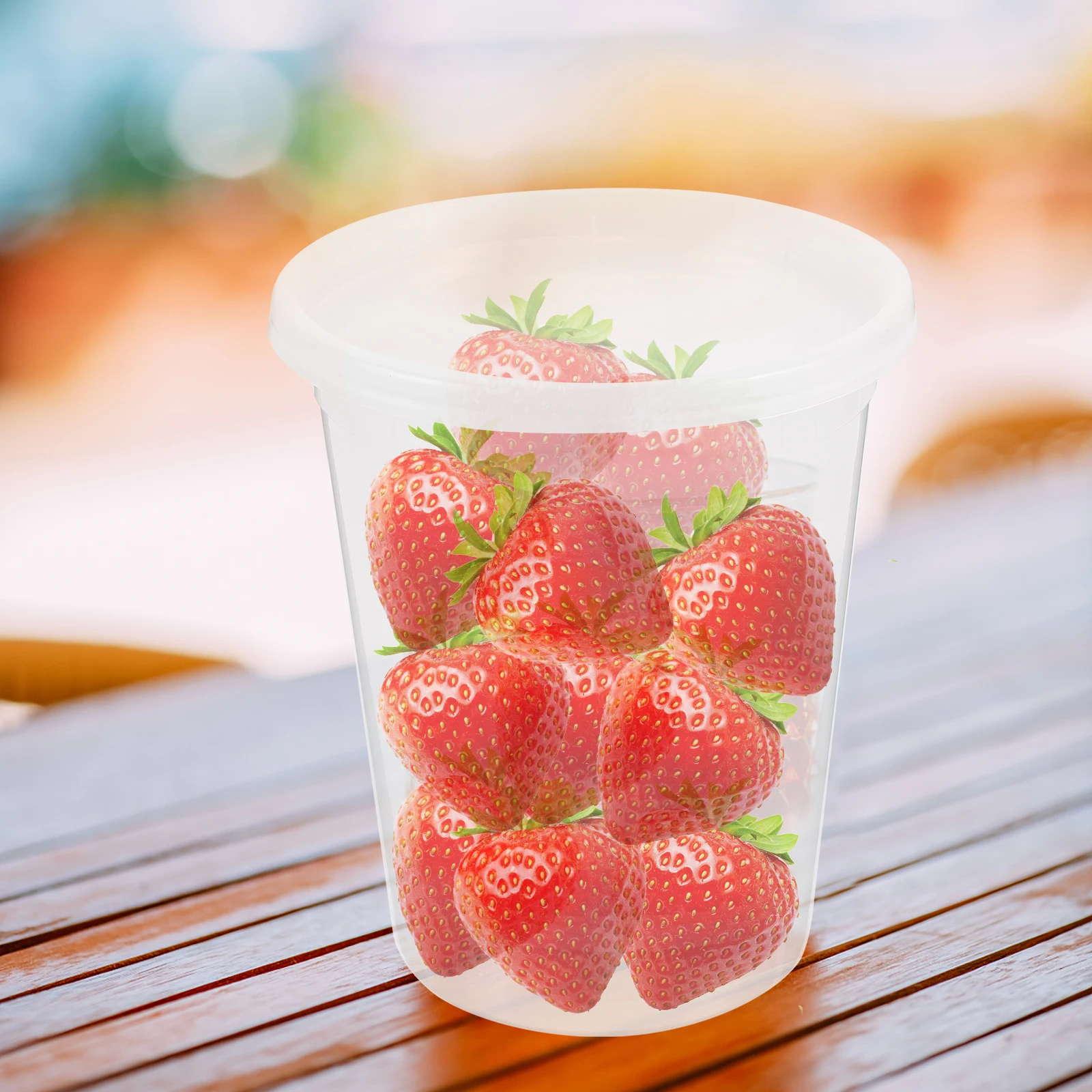 

15 Pcs Seal Food Storage Containers for Condiment Cups Pp Small with Plastic Lids