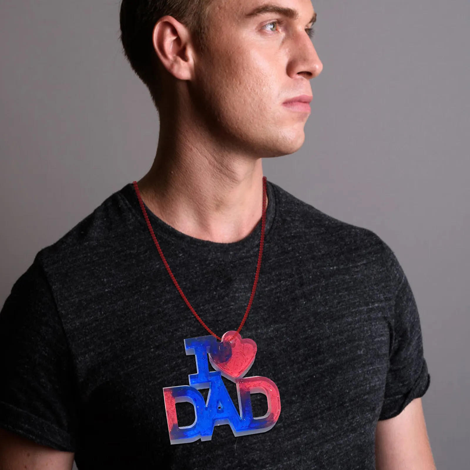 

Набор из 2 силиконовых форм для брелоков: для изготовления подвесок из смолы, брелоков для отца и дочери, эпоксидных украшений