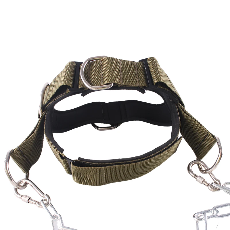 Weight Lifting Head Neck Straps,Nylon Cap with Chain,Increases Neck Core Strength,Neck Harness,Neck Trainer for Home