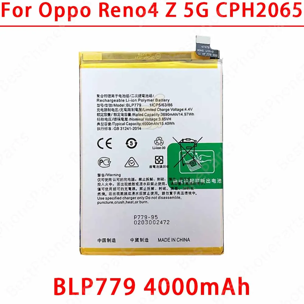 Phone Battery Model BLP701 BLP705 BLP717 BLP735 BLP737 BLP789 BLP787 BLP779 For Oppo Reno Reno2 Reno4 Z F 10x zoom Pro 5G