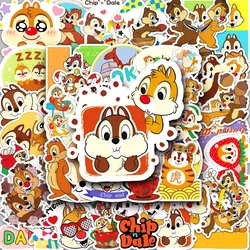 10/30/50pcs Disney Cartoon Chip 'n' Dale Stickers Kawaii Girls Graffiti Fridge Phone Laptop Diary Kids Cute Sticker Toys Decals