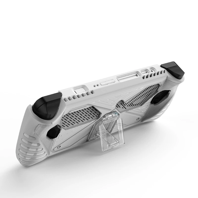 Funda protectora Funda blanda de TPU para ROGALly Gamepad Carcasa flexible con soporte de soporte Piel a prueba de golpes