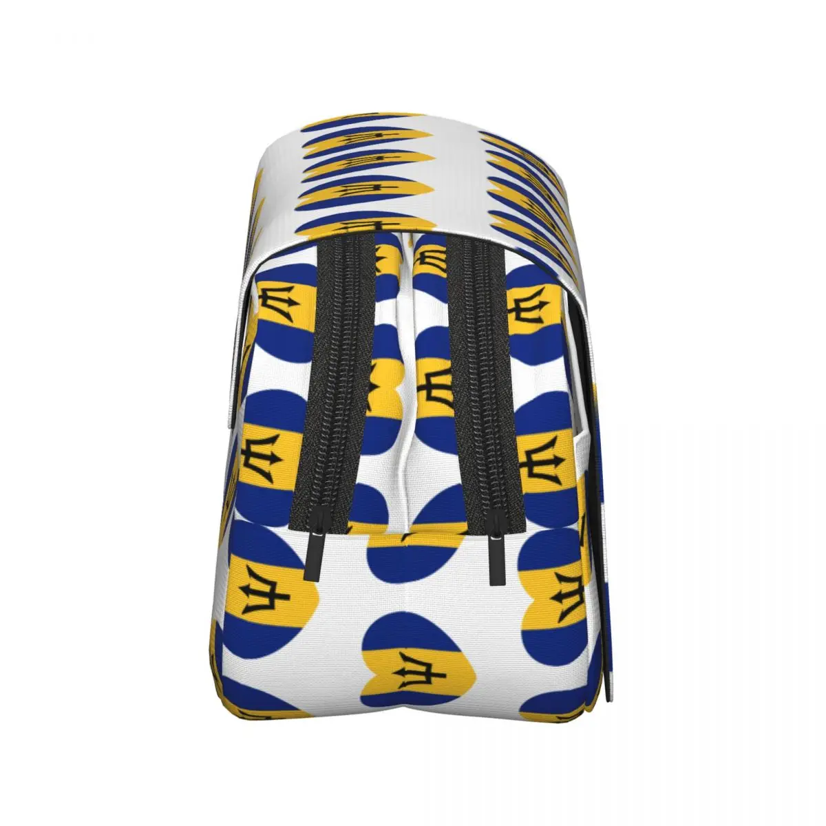 Barbadian Heart For Real Bajans Barbados Flag Pencil Cases Pencil Pouch Hard Shell Big Capacity Pen Box Pencil Bag Studen School