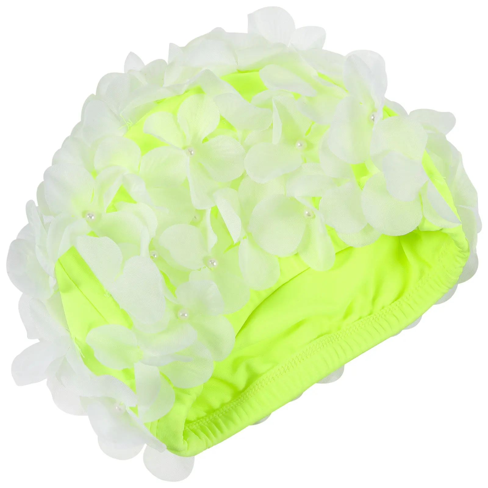 

Женская шапочка для плавания с цветочным принтом, премиум-класса, эластичная, с противоскользящим дизайном, для длинных волос, кос, дредов, предотвращает повреждение волос