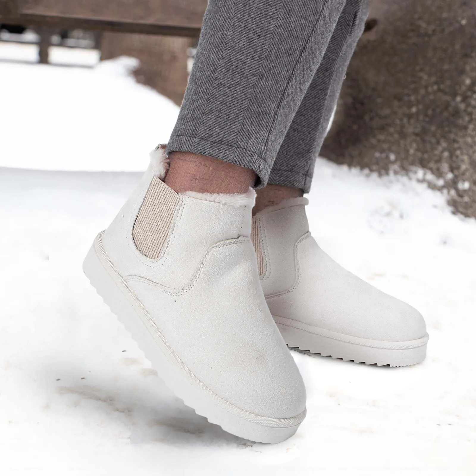

1Pair Snow Boots for Women Winter Warm Ankle Boots Thick Insulation Soft Lining Size 36 Womens Winter Shoes Snow Boot