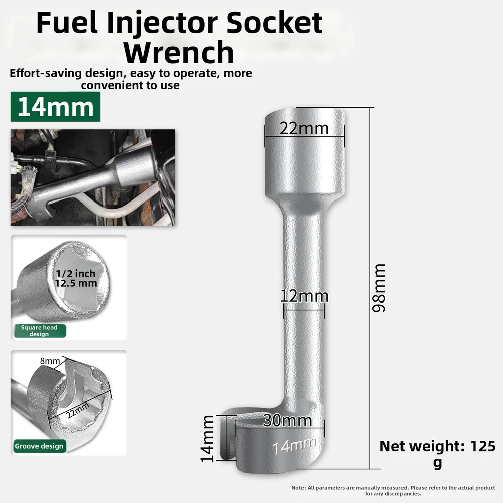 6 Piece L Shape Wrench Set 12mm to 19mm for Car Maintenance Applications Made of Solid 45# Steel for Long Lasting Use