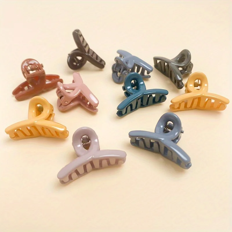 South Korea Mixed Hair Mini Small Grasp Clip Frosted Bright Cute Girls Bangs Hair Clip Small Grasp Clip Side Hairpin Hair Orname