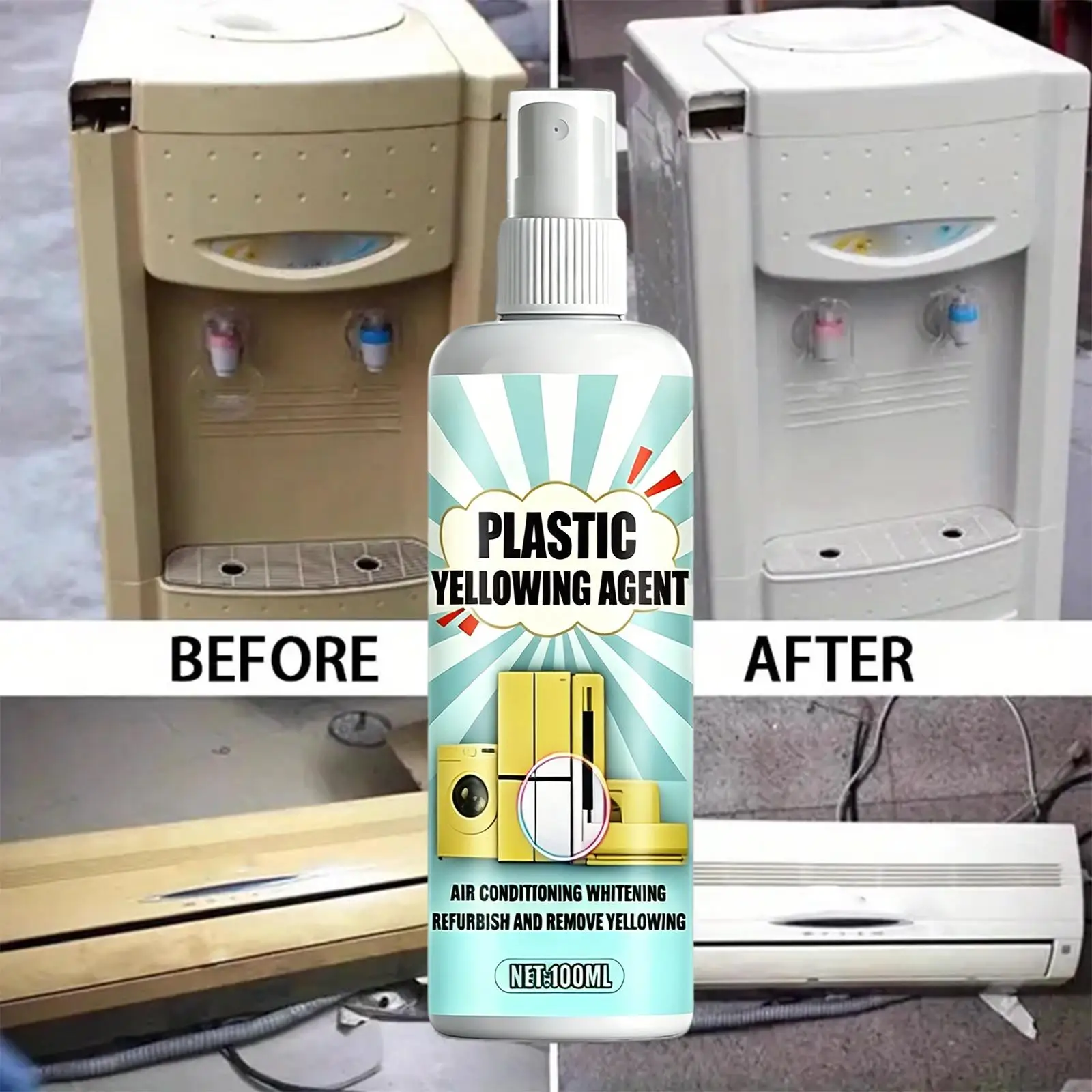 ABS Restorer For Appliances 100ml Protective Long-lasting Yellowing ABS Panel Solution For Homeowners Professionals Adults
