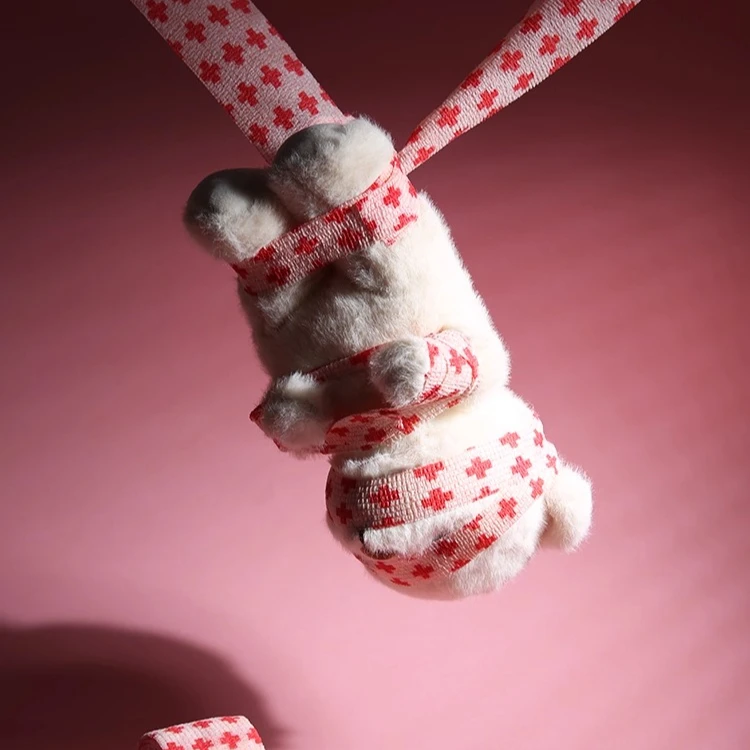 2Pcs BDSM Bondage Kit Static Macaron Color Tape Restraint Heart Eye Mask Skin-Safe No-Residue Wrap Couples Games Mouth Gag Tape