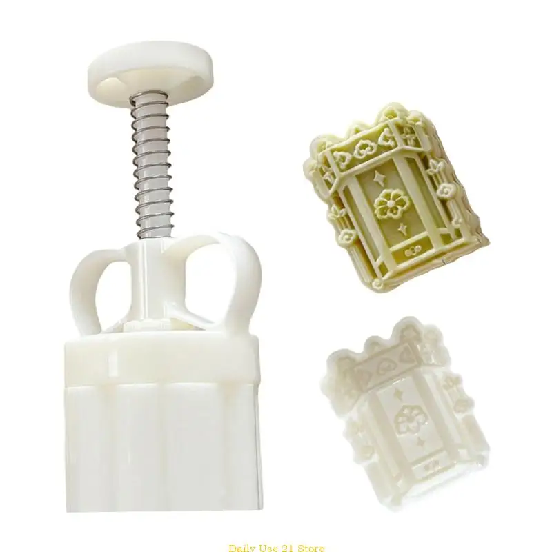 

Hand Pressed Mooncakes Mold Cookie Stamp Traditional Bean Pastes Cake Mold for Baking Enthusiasts Dessert Bakewares