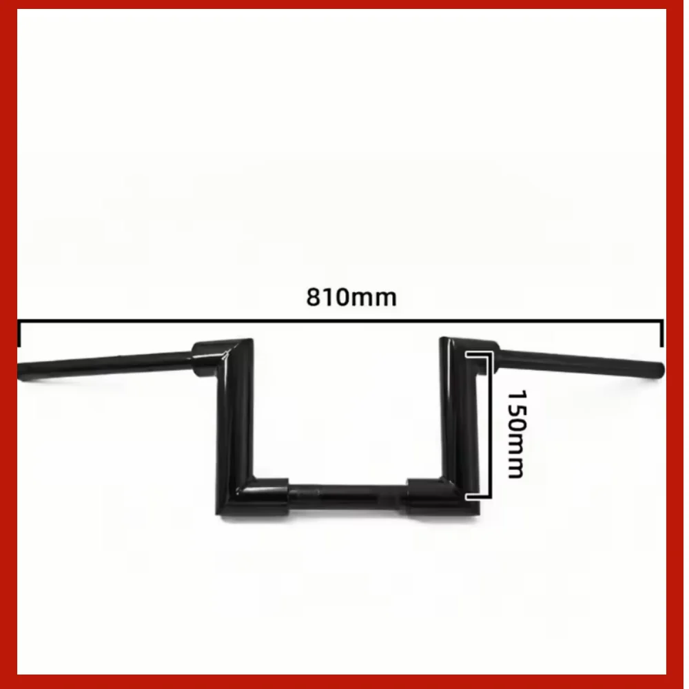 Dark Flag 500 modified handlebars: no damage, direct installation, no wiring changes required, thickened 42mm tubing handlebars.